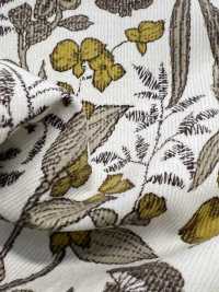 4026-1755-5 21W Corduroy Kẻ Thêu Họa Tiết Hoa[Vải] Hokkoh Ảnh phụ