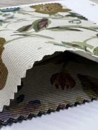 4026-1755-6 21W Vải Corduroy Kẻ Nhuộm Hoa Hokkoh Ảnh phụ