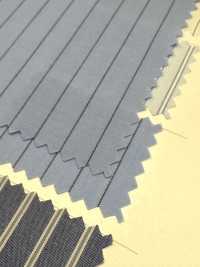 5SG032 Kẻ Sọc Poplin Cotton Hữu Cơ[Vải] CHAMBRAY Ảnh phụ