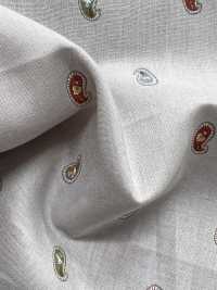 7026-1615-1 60 Vải Cotton Lawn 9088 Mini Paisley Hokkoh Ảnh phụ