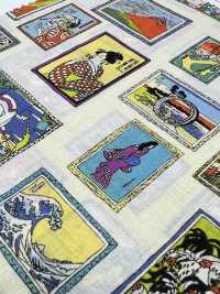 1026-1620-3 60 Ukiyo-e được đóng Khung Vải Cotton Lawn Hokkoh Ảnh phụ