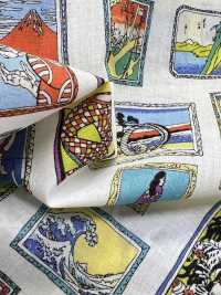 1026-1620-3 60 Ukiyo-e được đóng Khung Vải Cotton Lawn Hokkoh Ảnh phụ
