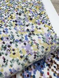 4026-1670-3 60 Vải Cotton Lawn Hoa Hình Học Cho Vay Hokkoh Ảnh phụ