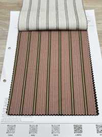 7026-1240-1 Kẻ Sọc Poplin Mật độ Cao[Vải] Hokkoh Ảnh phụ