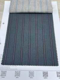 7026-1240-1 Kẻ Sọc Poplin Mật độ Cao[Vải] Hokkoh Ảnh phụ