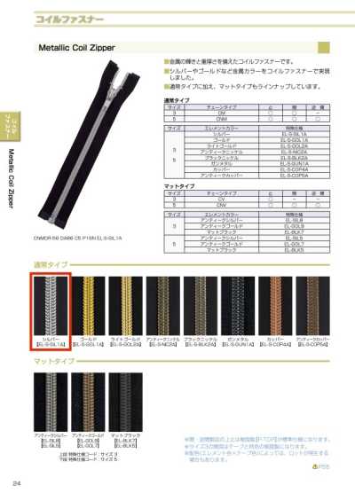 5CNMOR-EL-S-NIC2 Dây Khoá Kéo Cuộn Kim Loại Cỡ 5, Niken Cổ, Loại Mở