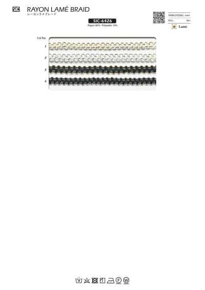 SIC-6426 Dây Tết Kim Tuyến Rayon