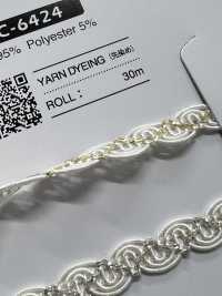 SIC-6424 Dây Tết Rayon Lame[Ruy Băng, Băng, Dây] SHINDO(SIC) Ảnh phụ