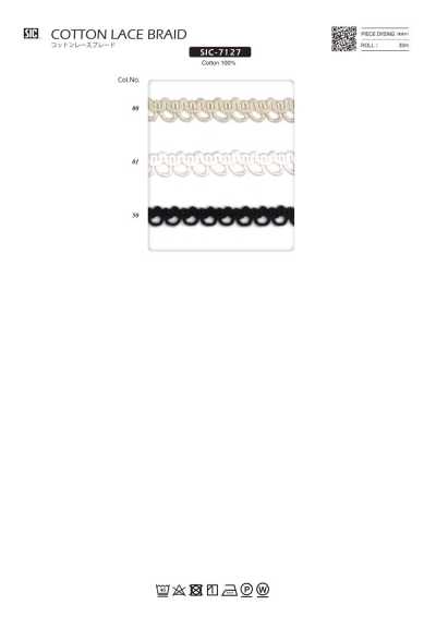 SIC-7127 Dây đăng Ten Cotton Dây Tết