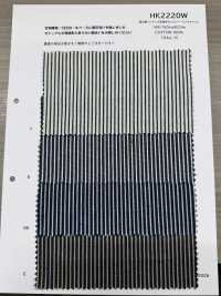 HK2220W Gỗ Hickory Nhuộm Sợi Chàm Sản Xuất Tại Okayama, Giặt Một Lần.[Vải] KOYAMA Ảnh phụ