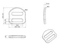 HH043 Altica Conehead Triglide[Mặt Thắt Lưng Và Móc] Ảnh phụ