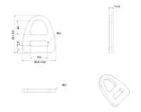 HH025 Khoen Tròn D Altica Cantap[Mặt Thắt Lưng Và Móc] Ảnh phụ