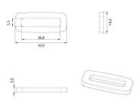 HH035 Vòng Xoay Altica Square[Mặt Thắt Lưng Và Móc] Ảnh phụ