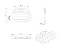 HH060-B Altica Universe Triglide[Mặt Thắt Lưng Và Móc] Ảnh phụ