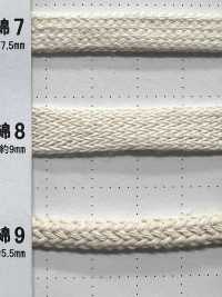 C8 Dây Chất Liệu Tự Nhiên PART1 Cotton 8 Sợi, Dây Buộc Túi 9.0mm[Ruy Băng, Băng, Dây] Cordon Ảnh phụ