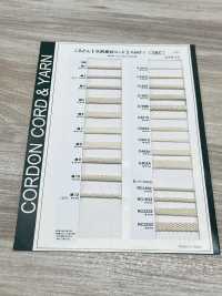 C163S Dây Chất Liệu Tự Nhiên PART1 C163S, Dây Tròn 4.0mm[Ruy Băng, Băng, Dây] Cordon Ảnh phụ