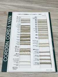 KNF3 Dây Vật Liệu Tự Nhiên PHẦN 2: Dây Kenaf 3 Sợi Tròn 5.3mm[Ruy Băng, Băng, Dây] Cordon Ảnh phụ