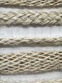 KNF6 Dây Vật Liệu Tự Nhiên PHẦN 2: Dây Kenaf 6 Sợi Tròn, đường Kính 4.0mm[Ruy Băng, Băng, Dây] Cordon Ảnh phụ