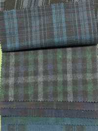 INDIA-312 Vải Chéo Madras Nhuộm Chàm ARINOBE CO., LTD. Ảnh phụ