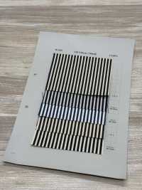 W1027 Vải Denim Cotton Kẻ Sọc Màu Nâu Vải Bò 7oz Dệt May Yoshiwa Ảnh phụ