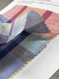 35530 60 Chỉ đơn Cotton /vải Cotton Lawn Kẻ Caro Sợi Gai[Vải] SUNWELL Ảnh phụ