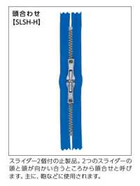 10MAC-SLSH-H Dây Khoá Kéo, 10 Kích Cỡ, đầu Kín Bằng Nhôm YKK Ảnh phụ