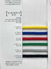 WKBC Dây Bảo Hộ Lao động Dạng Tròn, đường Kính 4.0mm.[Ruy Băng, Băng, Dây] Cordon Ảnh phụ