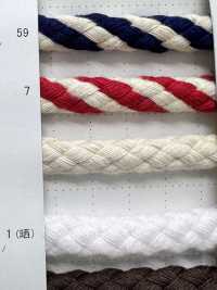 10-C Dây Cotton Tròn 10mm[Ruy Băng, Băng, Dây] Cordon Ảnh phụ