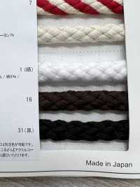 10-AC Dây Nguồn Tròn 10mm AC[Ruy Băng, Băng, Dây] Cordon Ảnh phụ