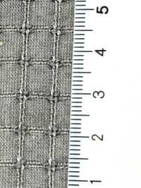 HK1145BW Thêu Sashiko Kiểu Dobby Nhuộm Mực Musashi[Vải] KOYAMA Ảnh phụ