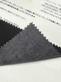 HK2002B Vải Bố Canvas Vải Chambray Màu Chàm, Phủ Mực Ấn Độ, Không Qua Xử Lý Giặt. KOYAMA Ảnh phụ