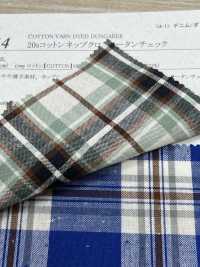 14434 20 Chỉ đơn Cotton Nep Cross Tartan Kẻ Caro[Vải] SUNWELL Ảnh phụ