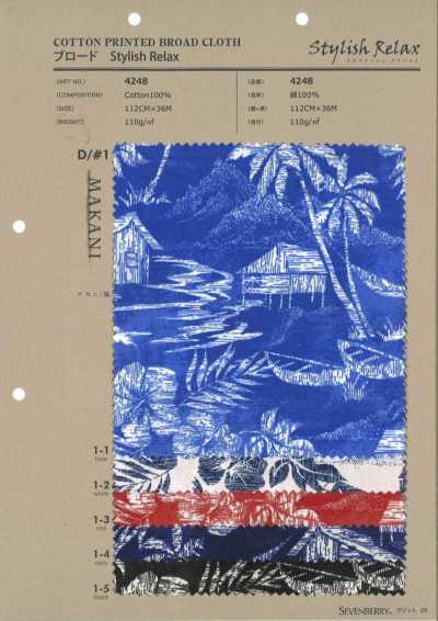 4248 Vải Broadcloth Thanh Lịch Thư Giãn MAKANI