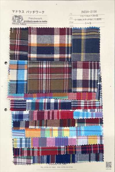 INDIA-2156 Madras Chắp Mảnh