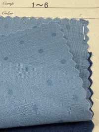 A-1510 Họa Tiết Hoa Và Chấm Bi Màu Chàm[Vải] ARINOBE CO., LTD. Ảnh phụ