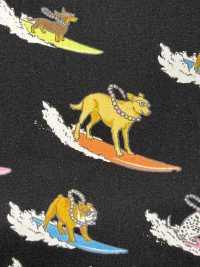 850599 Phong Cách Pop Vải Broadcloth Dạng: Những Chú Chó Lướt Sóng VANCET Ảnh phụ