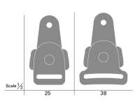 IB-KT Khóa Gài YKK IB-KT Kiểu Tháo Nhanh Bên Hông[Mặt Thắt Lưng Và Móc] YKK Ảnh phụ