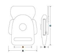 IB-KTH YKK IB-KTH Kiểu Tháo Rời Bên Hông[Mặt Thắt Lưng Và Móc] YKK Ảnh phụ