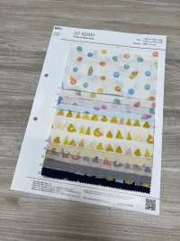 AP62203 Vải Mộc Kika Sweet (Hình Tròn) COSMO TEXTILE Ảnh phụ