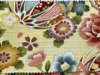 AP62902 Vải Satin In Họa Tiết Vàng Nhiều Màu Sắc (Cuộn Tròn) COSMO TEXTILE Ảnh phụ