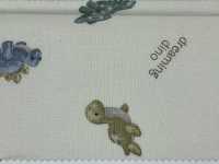 AP62202 Vải Mộc Hình Thú Bông My Fluffy Friends (Hình Tròn) COSMO TEXTILE Ảnh phụ