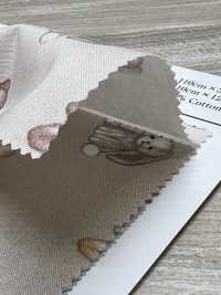 AP62202 Vải Mộc Hình Thú Bông My Fluffy Friends (Hình Tròn) COSMO TEXTILE Ảnh phụ