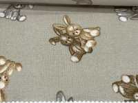 AP62202 Vải Mộc Hình Thú Bông My Fluffy Friends (Hình Tròn) COSMO TEXTILE Ảnh phụ