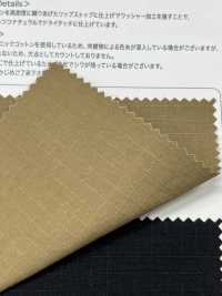 OGN-2030 Vải Vải Ripstop Hữu Cơ đã Giặt TIPICO (Dệt May Kuwamura) Ảnh phụ