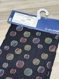 FY1589-IDC20CUT Vải Bò Jacquard Cắt Họa Tiết Chấm Bi Nhiều Màu Sắc DUCK TEXTILE Ảnh phụ