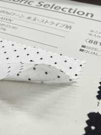 B88191Z 60 Vải Cotton Lawn Chỉ , Họa Tiết Chấm Bi/ Kẻ Sọc, Gấp đôi VANCET Ảnh phụ