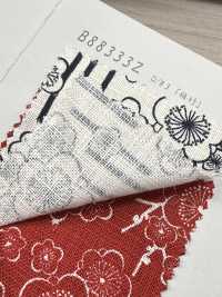 B88333Z Vải Chỉ Thô, Vải Cổ Màu Chàm, Gấp đôi. VANCET Ảnh phụ