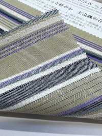 KYC673-W-1 Vải Cotton, Rayon, Lanh Dobby Nhiều Sọc, Khổ Rộng Rộng. Uni Textile Ảnh phụ