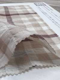 KYC921-C-1 Shirring Cotton Tencel Nhuộm Sợi Ly.[Vải] Uni Textile Ảnh phụ