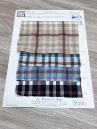 KYC921-C-1 Shirring Cotton Tencel Nhuộm Sợi Ly.[Vải] Uni Textile Ảnh phụ